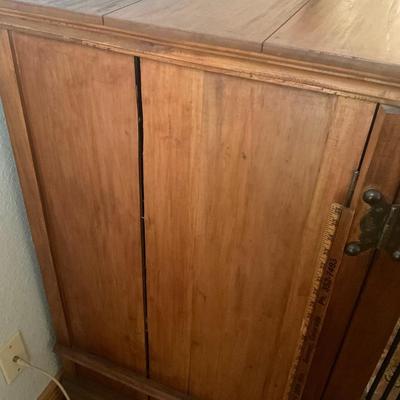 20th Century Indonesian Teak Wood  Cabinet