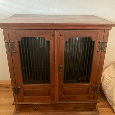 20th Century Indonesian Teak Wood  Cabinet