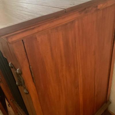 20th Century Indonesian Teak Wood  Cabinet