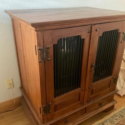 20th Century Indonesian Teak Wood  Cabinet