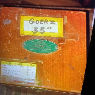 Apochromat ARTAR 35 in. C.P. GOERZ With Wood Box