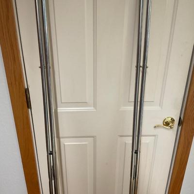 Adjustable and Foldable laundry Rack.