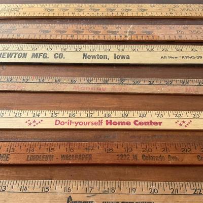 Miscellaneous Vintage Yardsticks