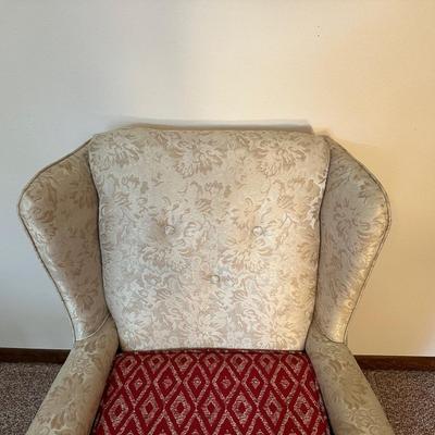 WING BACK CHAIR WITH EXTRA CUSHION