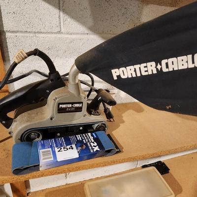 Porter Cable  3x21 Electric Belt Sander  tested