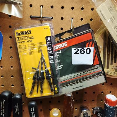 Workshop Left Pegboard and Items on top of Bench. Snap on Drivers tools