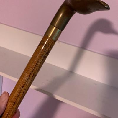 Brass Duck Head Cane