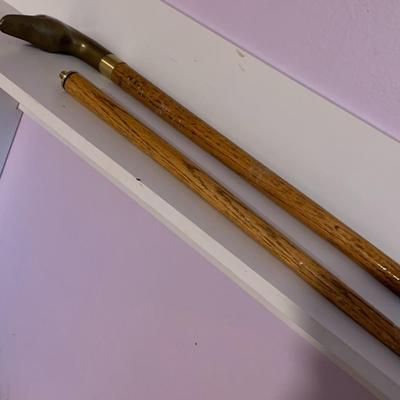 Brass Duck Head Cane