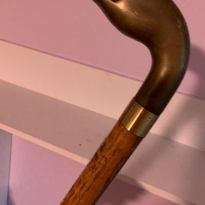 Brass Duck Head Cane