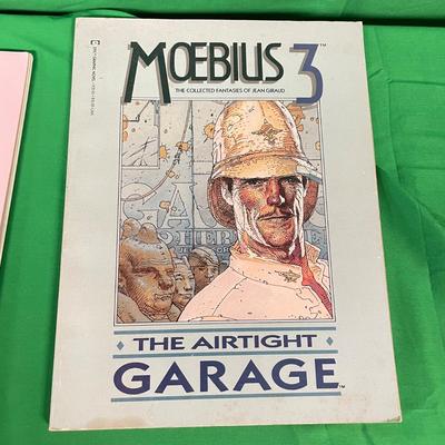Moebius 1, 3, 5 & The Incal 2 Graphic Novels (S2-SS)