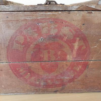 Vintage Pabst Milwaukee Wooden Beer Box (LR-BBL)