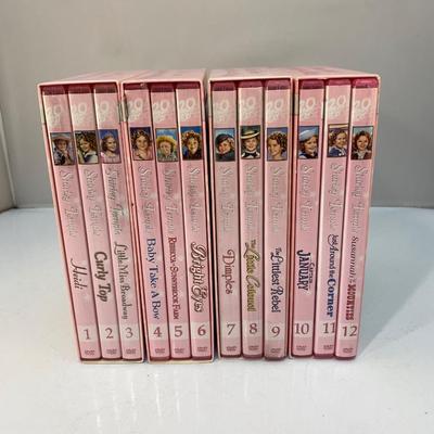 Shirley Temple 12 Disc DVD Movie Set with Charm Bracelets