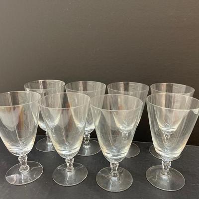 Vintage Fostoria Platinum Rim Glass Set-40 pieces