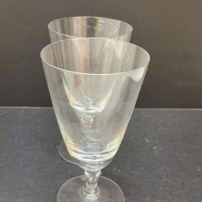 Vintage Fostoria Platinum Rim Glass Set-40 pieces