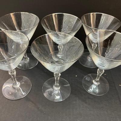 Vintage Fostoria Platinum Rim Glass Set-40 pieces