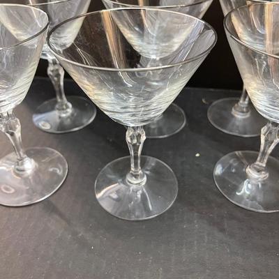 Vintage Fostoria Platinum Rim Glass Set-40 pieces