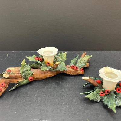 Lilian Vernon Christmas candle set