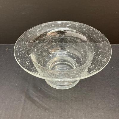 Vintage Clear Glass Bubble Bowl