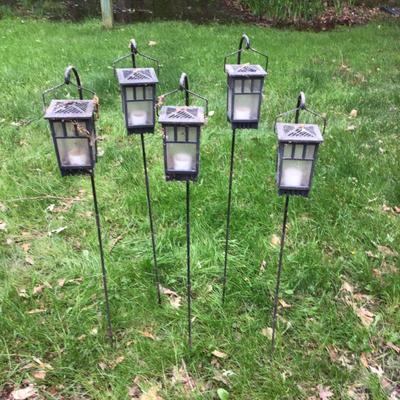 763 Lot of 5 Outdoor Mosquito Lanterns