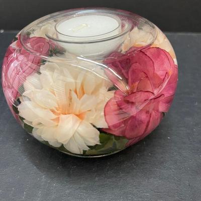 Cute Floral Tea Lite Candle Holder