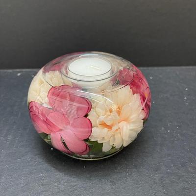 Cute Floral Tea Lite Candle Holder