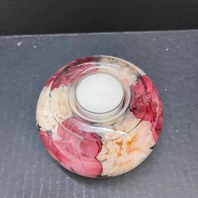 Cute Floral Tea Lite Candle Holder