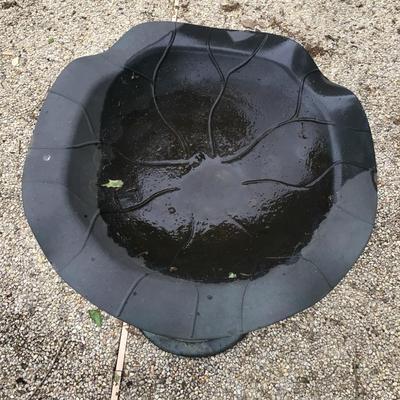806 Black Resin Bird Bath