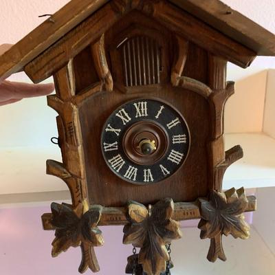 Antique Cuckoo Clock FOR PARTS ONLY