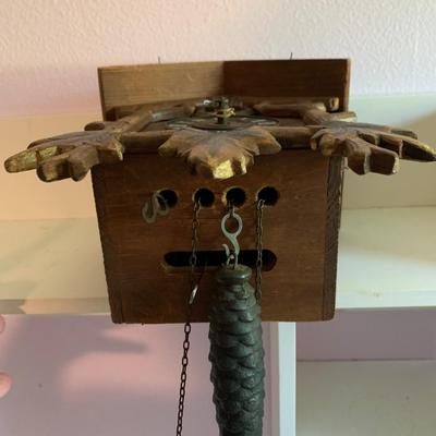 Antique Cuckoo Clock FOR PARTS ONLY