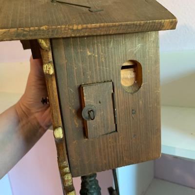 Antique Cuckoo Clock FOR PARTS ONLY
