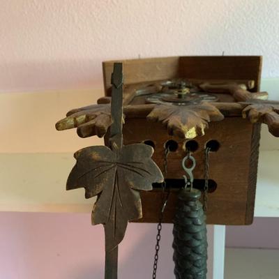 Antique Cuckoo Clock FOR PARTS ONLY