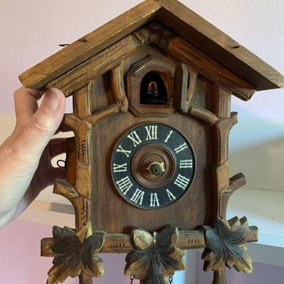 Antique Cuckoo Clock FOR PARTS ONLY