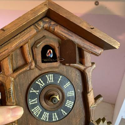 Antique Cuckoo Clock FOR PARTS ONLY