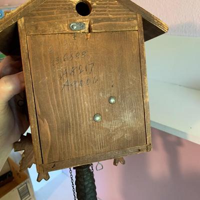 Antique Cuckoo Clock FOR PARTS ONLY