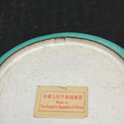 Canton Famille Enamel Trinket Box