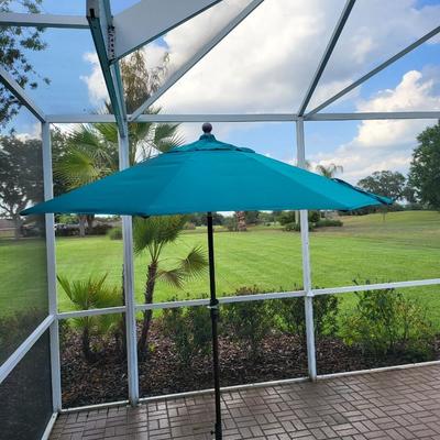 2 Eliteshade Outdoor Teal Umbrella's