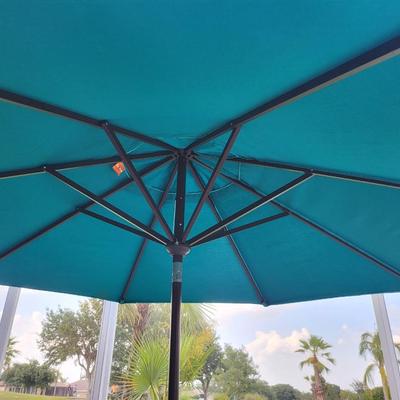 2 Eliteshade Outdoor Teal Umbrella's