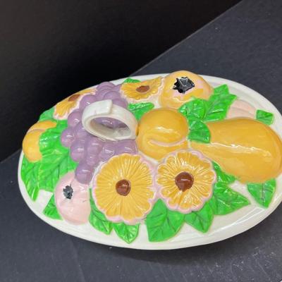 Vintage Handmade Serving Dish with Handle