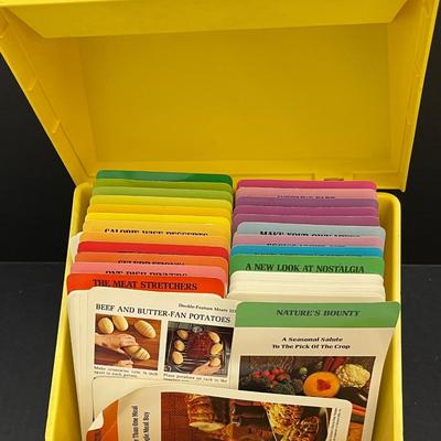 1971 Betty Crocker Step by Step Recipe Card Library