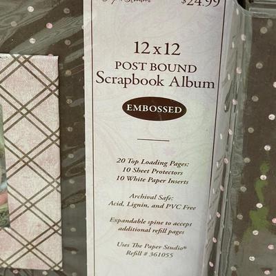 Two NEW 12 x 12 Postbound Scrapbook Album