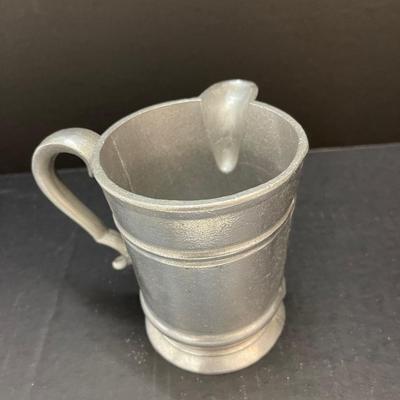 Vintage Pewter Wilton Side Pour Pitcher
