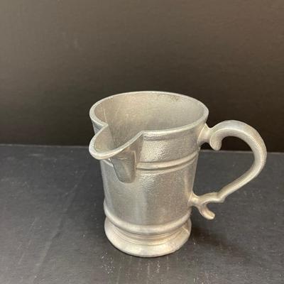 Vintage Pewter Wilton Side Pour Pitcher