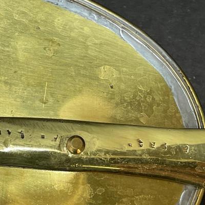 Vintage Brass Oval Chestnut Roaster