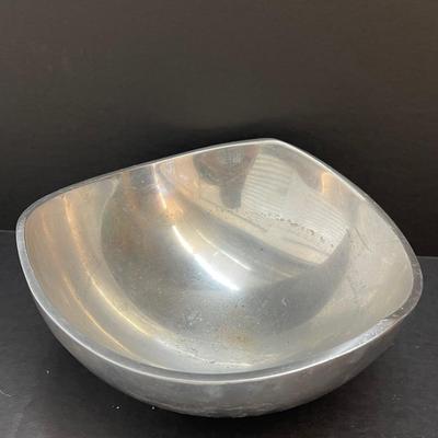 Vintage Nambe Heavy Stainless Steel Bowl