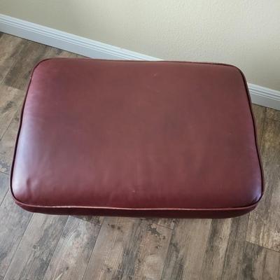 Leather Ottoman