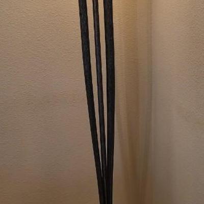 Floor Torchere W/ Metal Colums