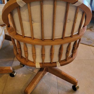 4 Oak Dining Chairs