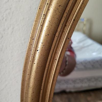 Round Gold Mirror