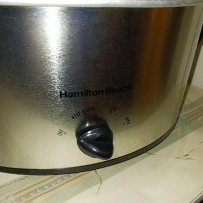 HAMILTON BEACH STAINLESS STEEL SLOW COOKER