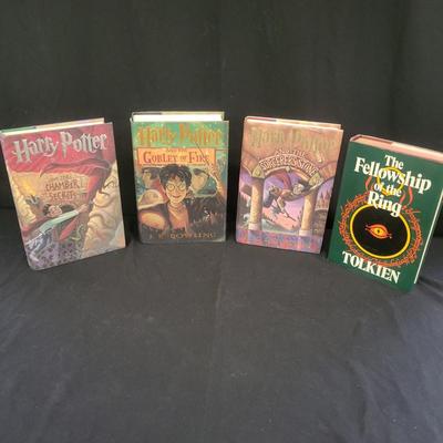Harry Potter and Tolkien Books (WS-DW)